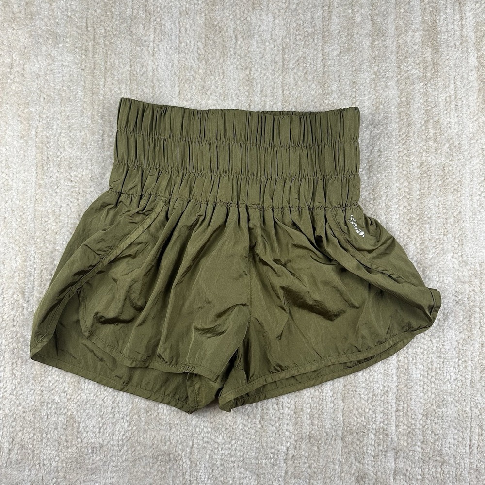 Free People Movement The Way Home Shorts Size XS Women's Butter Yellow